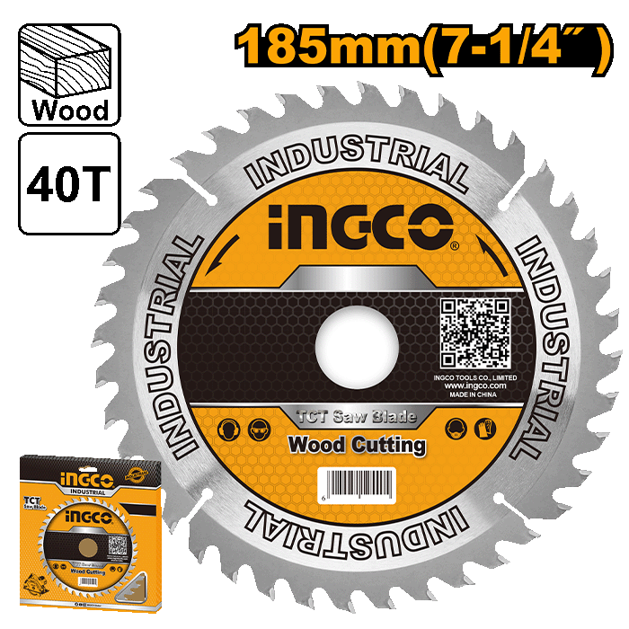 دسك قاطعة كتر نجاري 7" 185 ملم T40