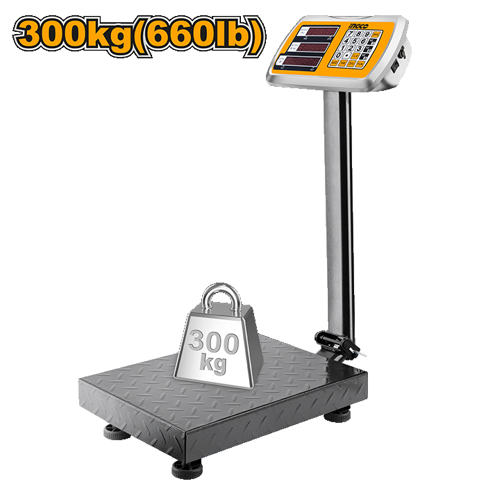 ميزان شاشة عامودي 300 كغم الكتروني
