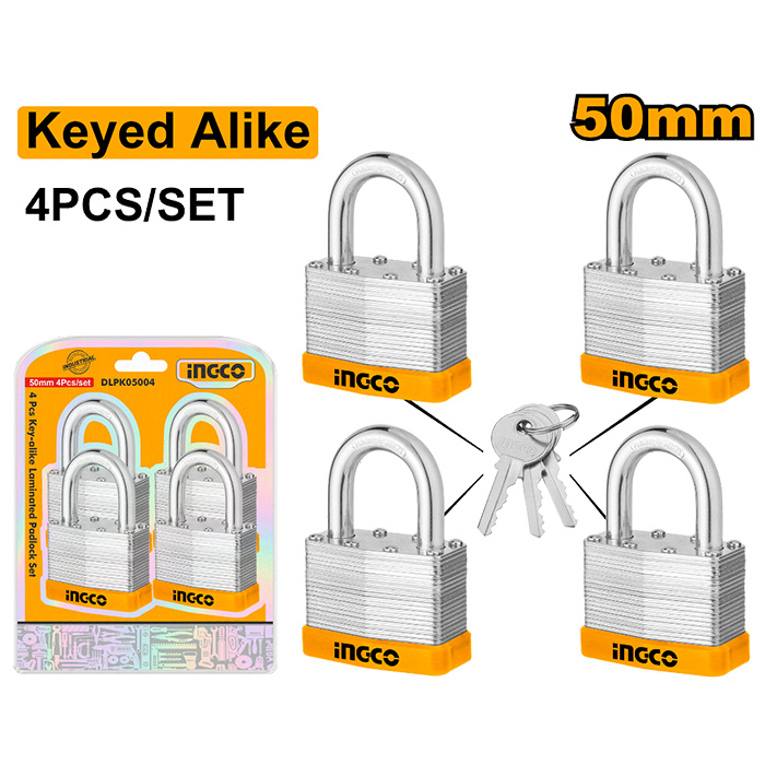سيت قفل ستيل 50 ملم 4 قطع
