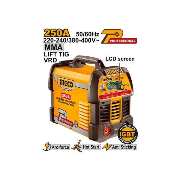 ماكنة لحام دايود 250 امبير ثري فيز + سنكل